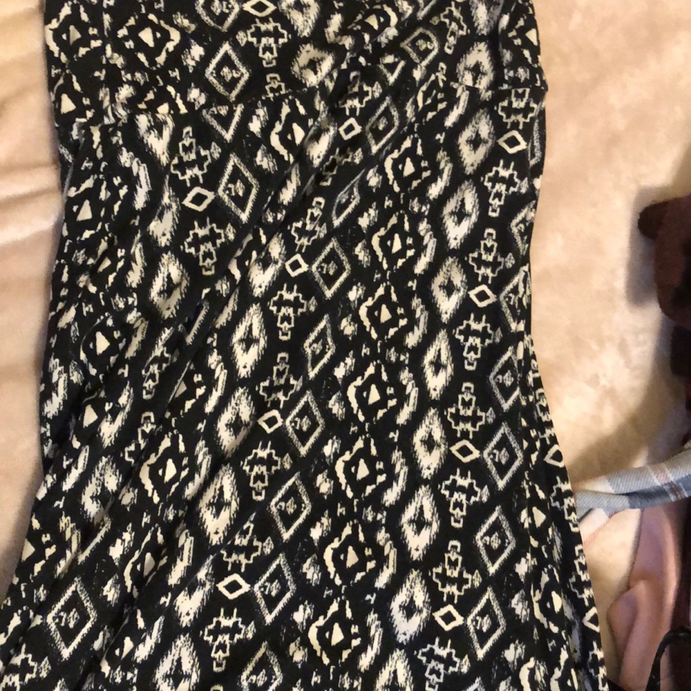 Foot length skirt